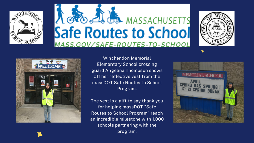 WPS Partners with Safe Routes to School Winchendon Public Schools